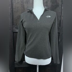 The North Face Women's Charcoal Quarter-Zip Sweatshirt